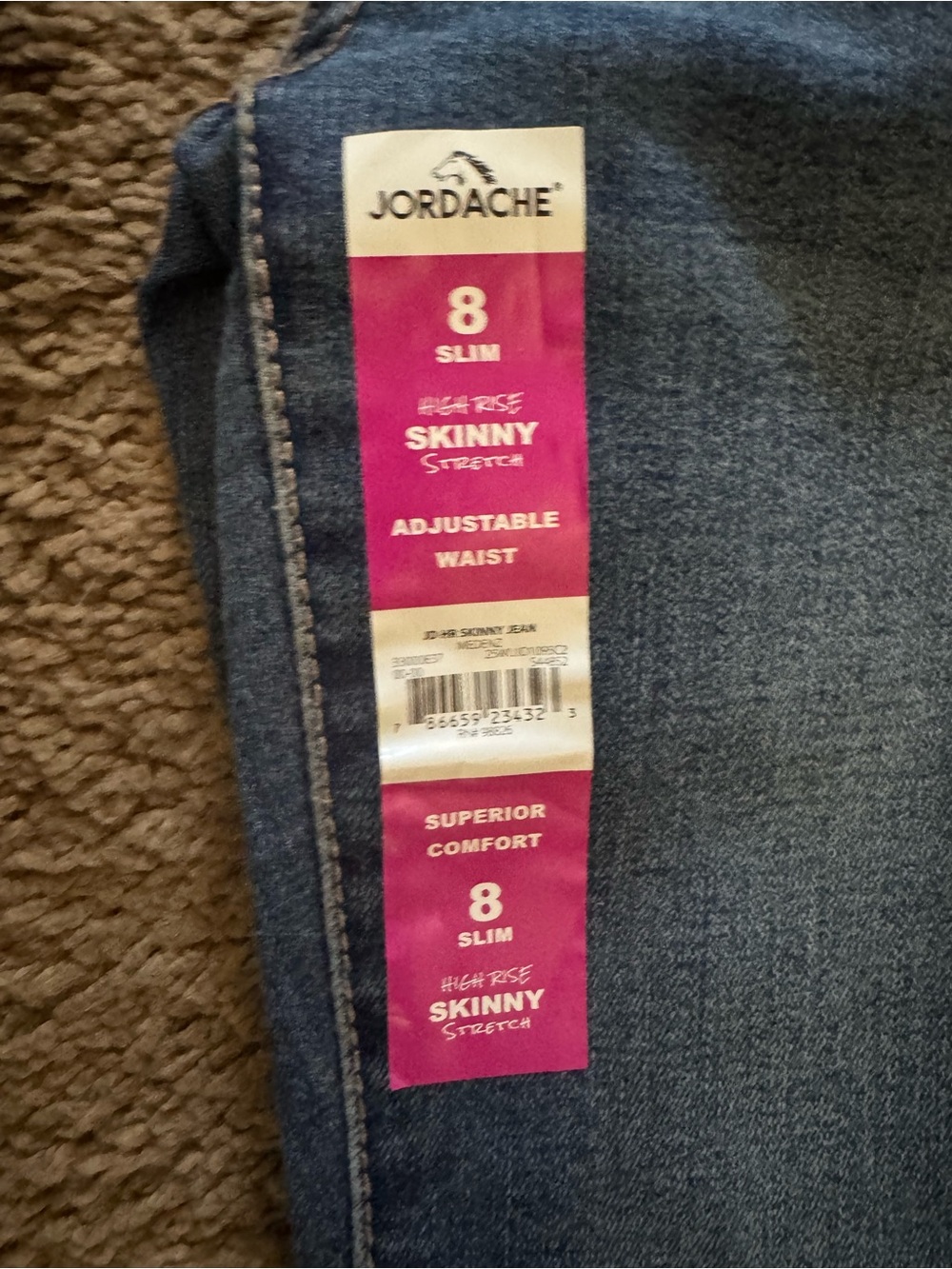 Jordache Skinny Jeans Duo — Black & Blue Wash - Picture 4 of 5